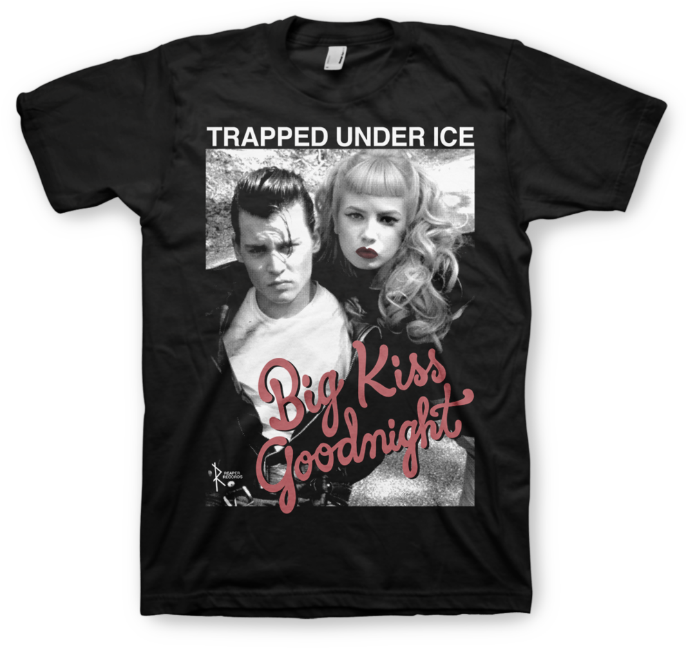 Trapped Under Ice "cry-baby Bkg Black" Tee - Never Gonna Die Pennywise (1000x1000), Png Download