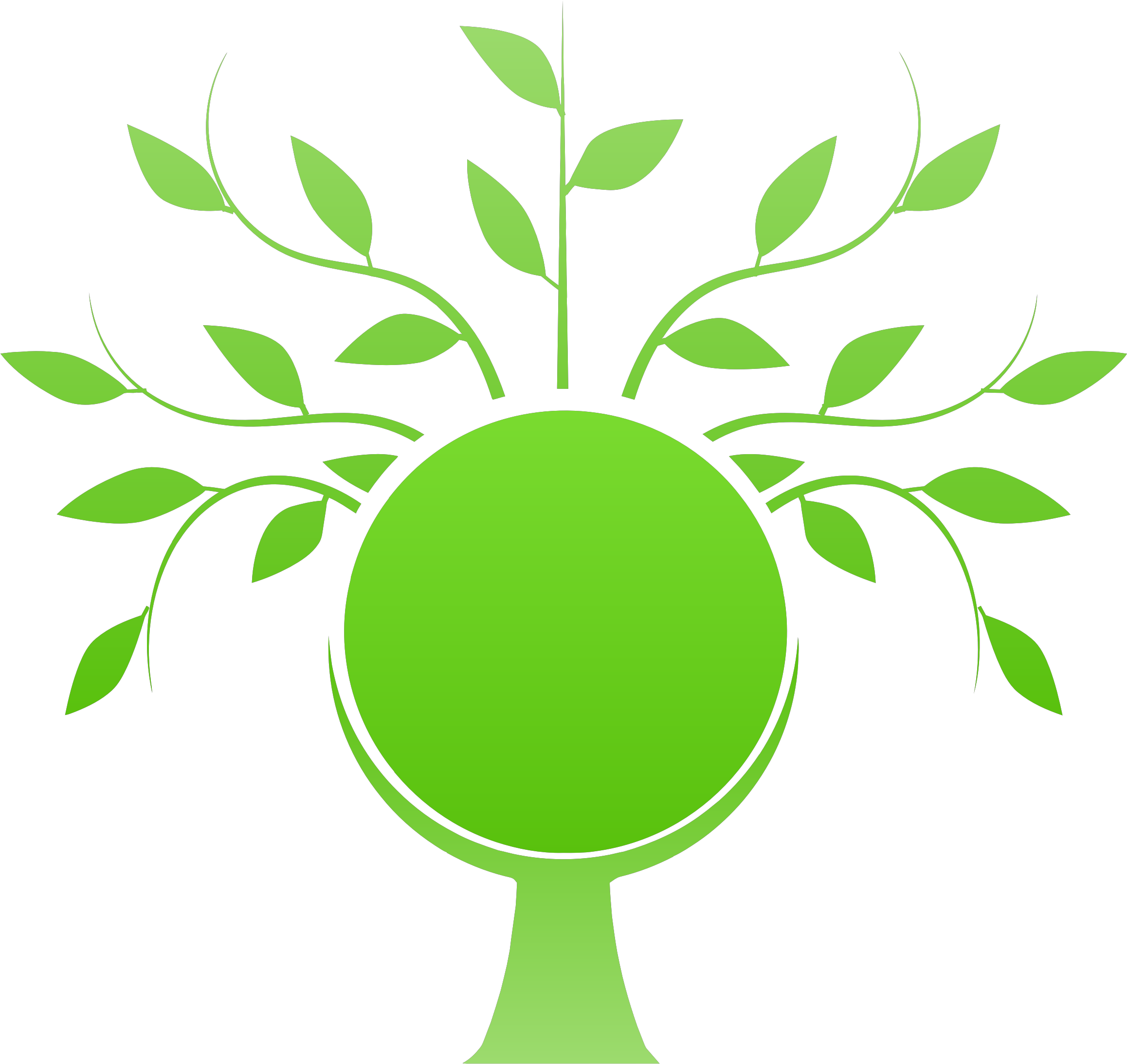 This Free Icons Png Design Of Stylized Tree (2316x2186), Png Download