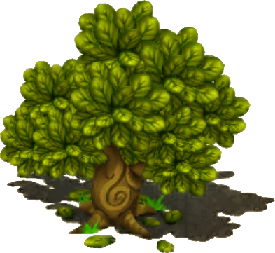 Bigtree - Dragonvale Tree (393x361), Png Download
