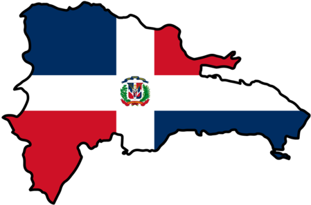 Rdmap - Dominican Republic National Flag Mouse Pad (450x304), Png Download