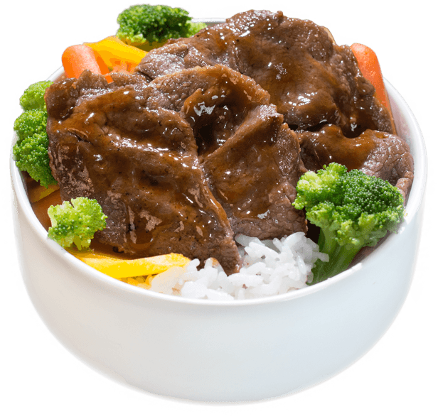 Teriyaki Beef Bowl With Rice And Veggies - L&l Hawaiian Bbq Beef Bowl (800x620), Png Download