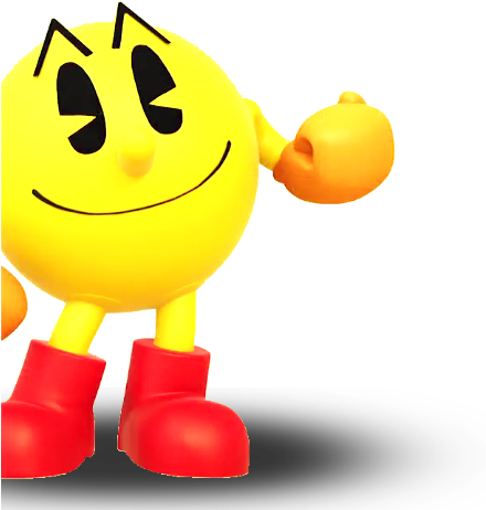 The Office Fnoc3 Pacman Inside Texture - Super Smash Bros Brawl Pacman (439x504), Png Download