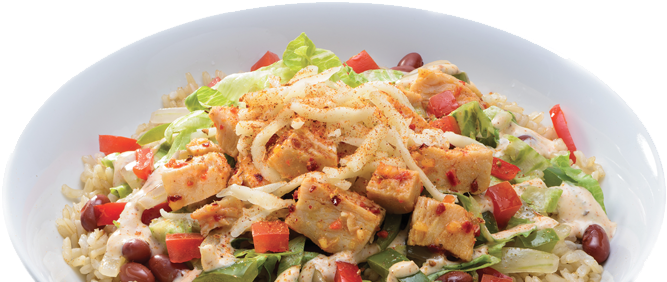 Power Protein - Freshens Rice Bowl (680x307), Png Download