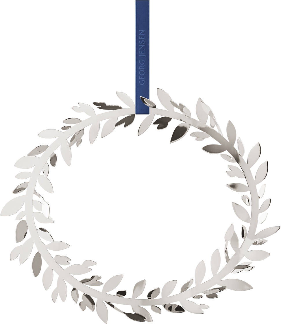 Georg Jensen Gold Plated Magnolia Door Wreath (1200x1200), Png Download