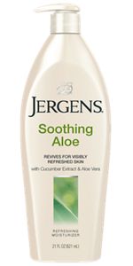 Oil-infused Moisturizer With Refreshing Coconut Oil - Jergens Soothing Aloe Refreshing Moisturizer (150x300), Png Download