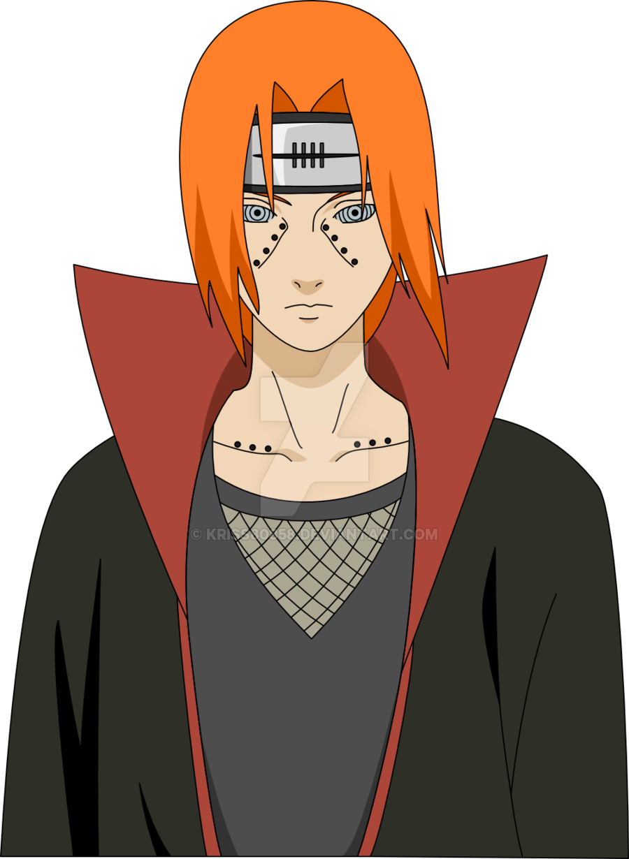 Itachi Pain By - Itachi Hair (900x1230), Png Download