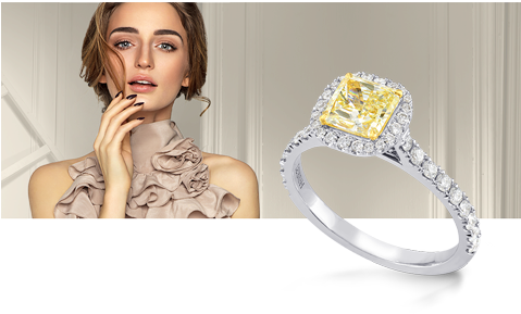 Halo Diamond Engagement Rings - Engagement Ring (478x304), Png Download