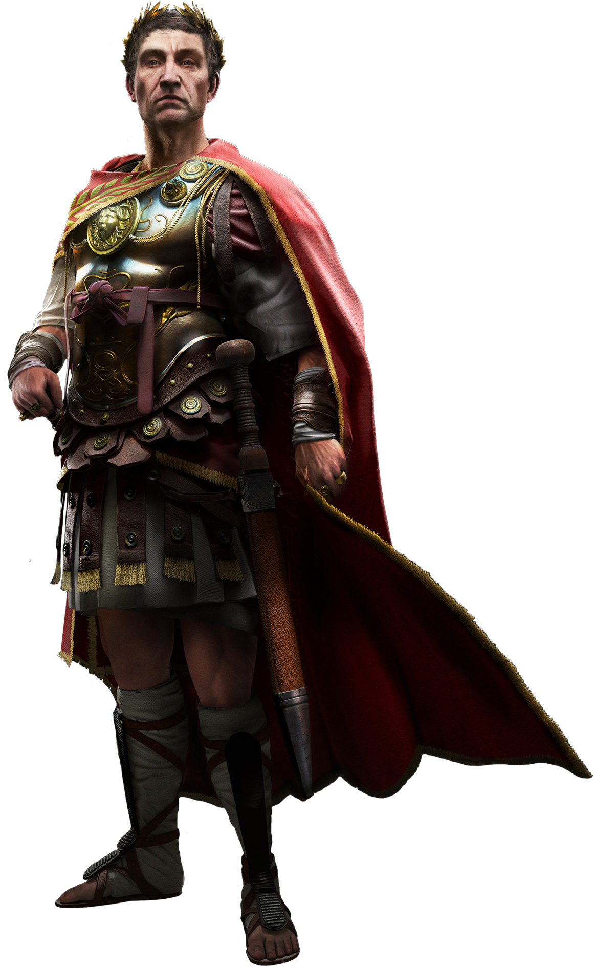 Aco Julius Caesar Render - Assassin's Creed Origins Julius Caesar (1170x1898), Png Download