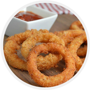 Onion Rings (355x355), Png Download