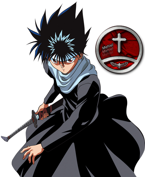 Uchiha Itachi ))) - Yu Yu Hakusho Hiei (485x590), Png Download
