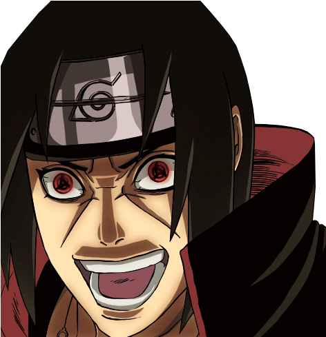 Look Up And In The Pictures - Itachi Uchiha (550x488), Png Download