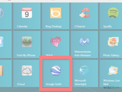 Image Titled Turn Off Earth City Lights In Google Earth - Graphic Design (426x320), Png Download