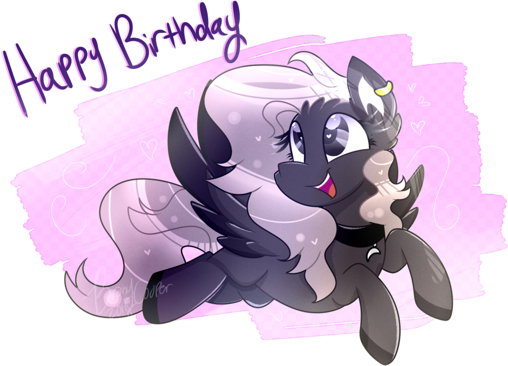 Euphoriiah, Flying, Happy Birthday, Pegasus, Pony, - My Little Pony: Friendship Is Magic (1280x814), Png Download