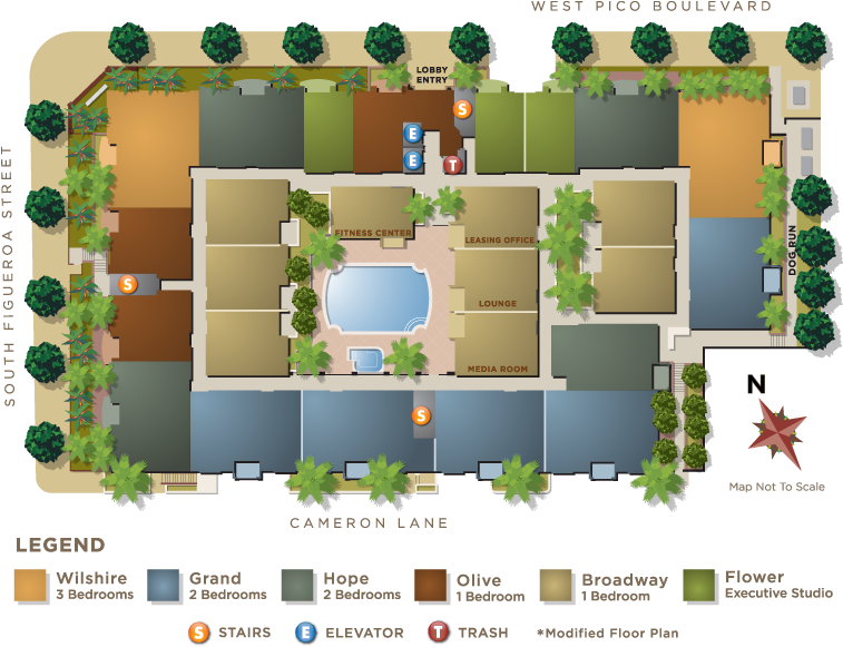 City Lights Site Plan - City Lights Apartment Map (765x600), Png Download
