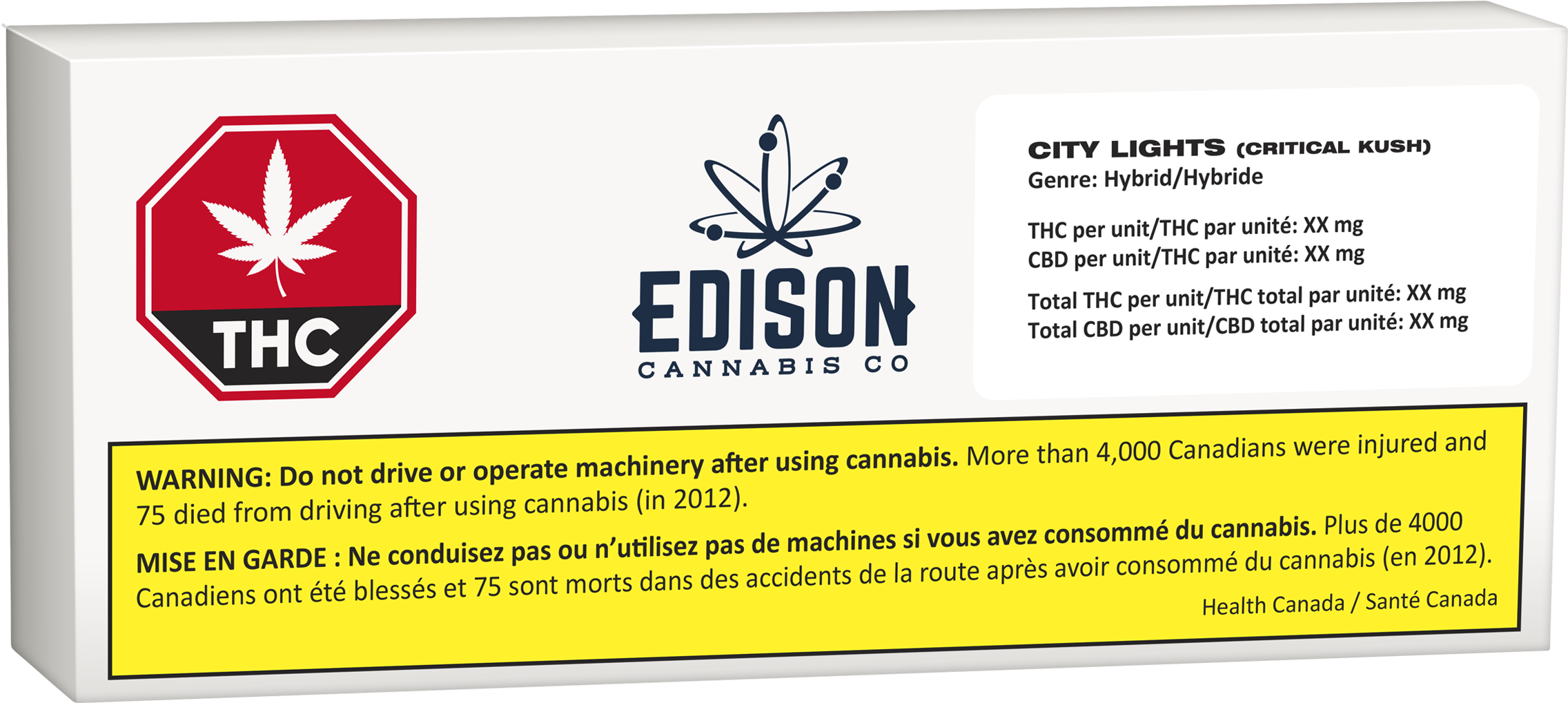 City Lights Pre-roll - Ontario Cannabis Retail Corporation (2400x2400), Png Download