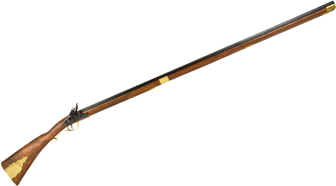 Kentucky Long Rifle, Replica Of The Rifle Used By Davy - Davy Crockett Kentucky Rifle (500x273), Png Download