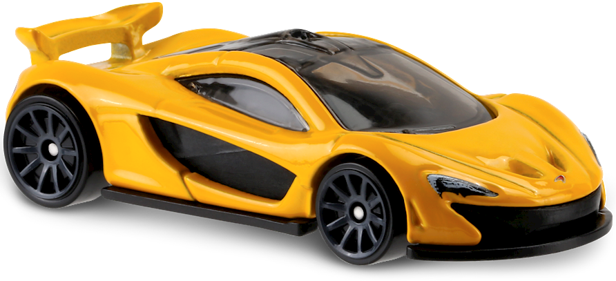 Mclaren P1™ - Hot Wheels Mclaren P1 Yellow (892x407), Png Download