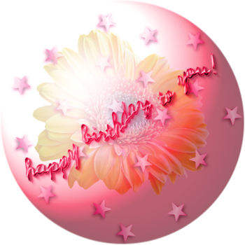I Hope You Like This Background And Tag - Aster Happy Birthday (350x350), Png Download