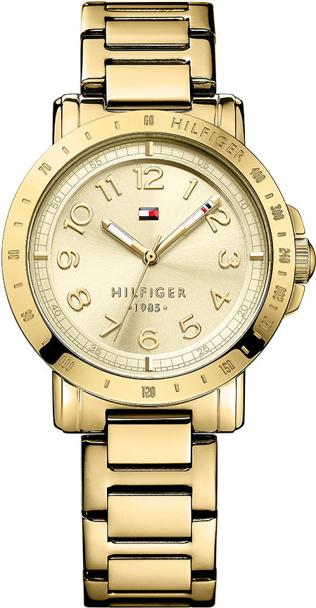 Picture Of Women's Gold-plated Watch - Stainless Steel Watch Tommy Hilfiger One Size (1000x1000), Png Download