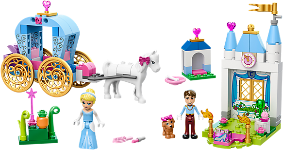 Cinderella's Carriage - Lego 10729 Juniors Disney Princess Cinderella’s Carriage (600x450), Png Download
