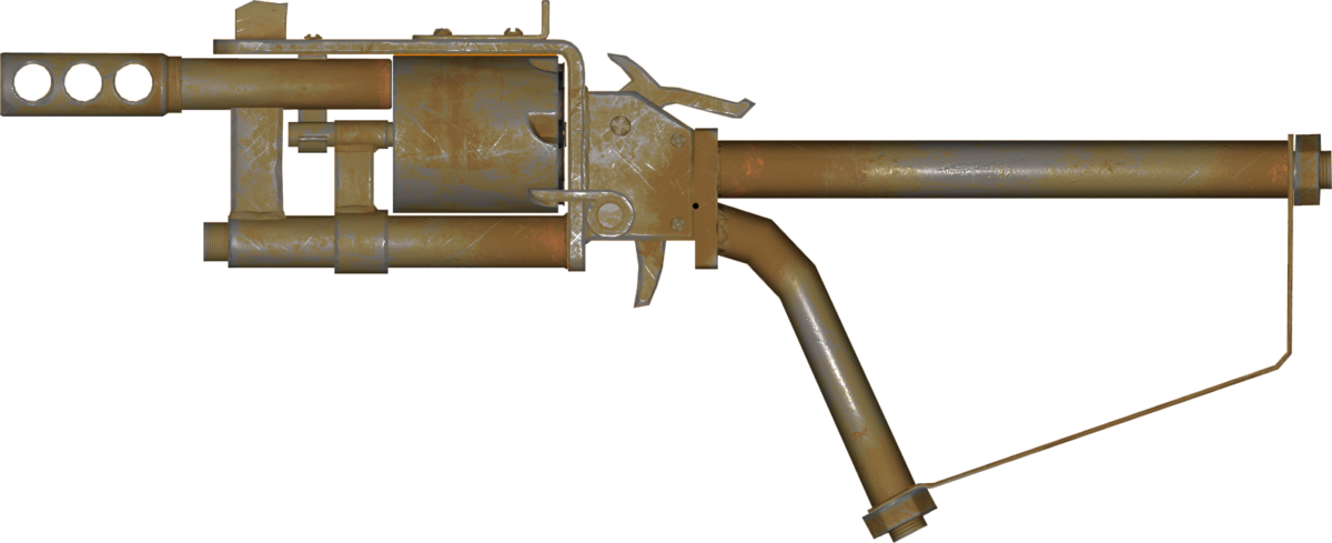 Pipe Revolver Rifle - Bolt Action Pipe Rifle (1200x489), Png Download