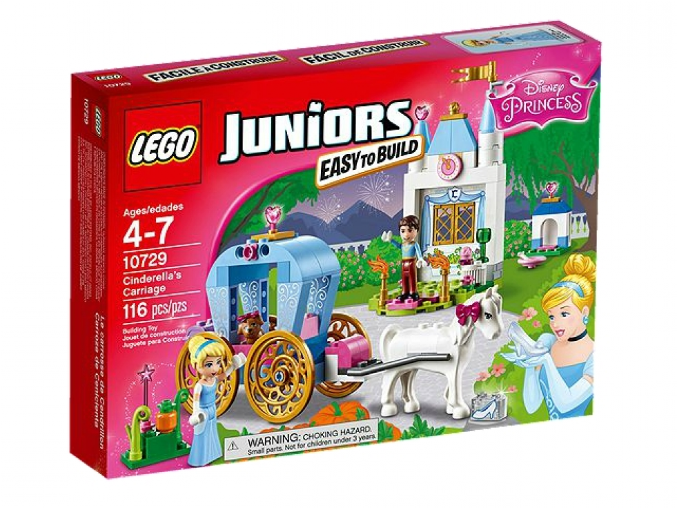 Lego 10729 Juniors Disney Princess Cinderella’s Carriage (980x980), Png Download