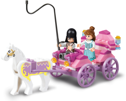Sluban Princess Carriage M38-b0239 - Sluban Lego The Princess' Carriage (500x343), Png Download