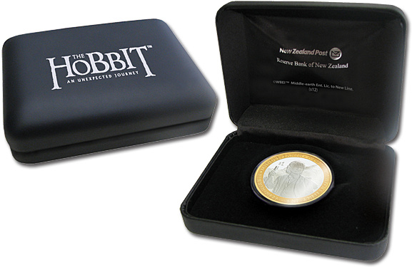 Silver Coin With Gold Plating - Hobbit: An Unexpected Journey (2012) (600x600), Png Download