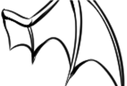 Demon Wings Drawing Easy » 4k Pictures - Devil Wings Simple Drawing (450x300), Png Download