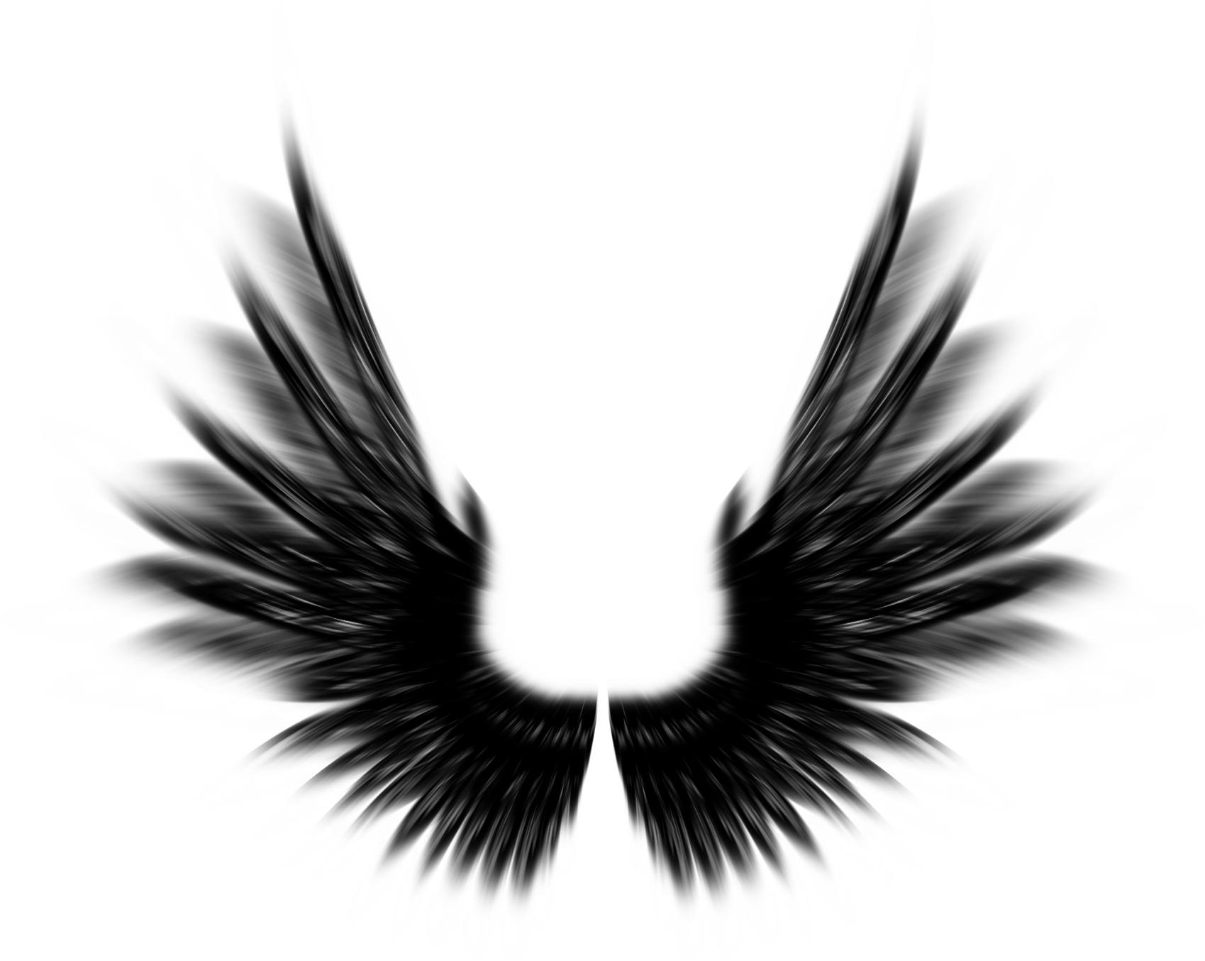 Яндекс - Фотки - Brushes Photoshop Angel Wings (1024x854), Png Download