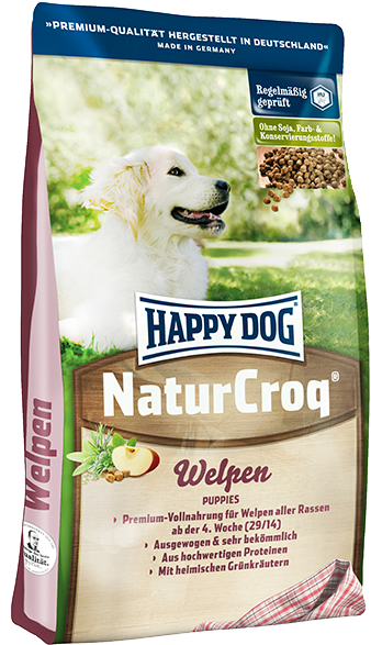 Picture Of Happy Dog® Nature Croq Welpen 15kg - Happy Dog Naturcroq Puppy - 1 Kg (510x600), Png Download