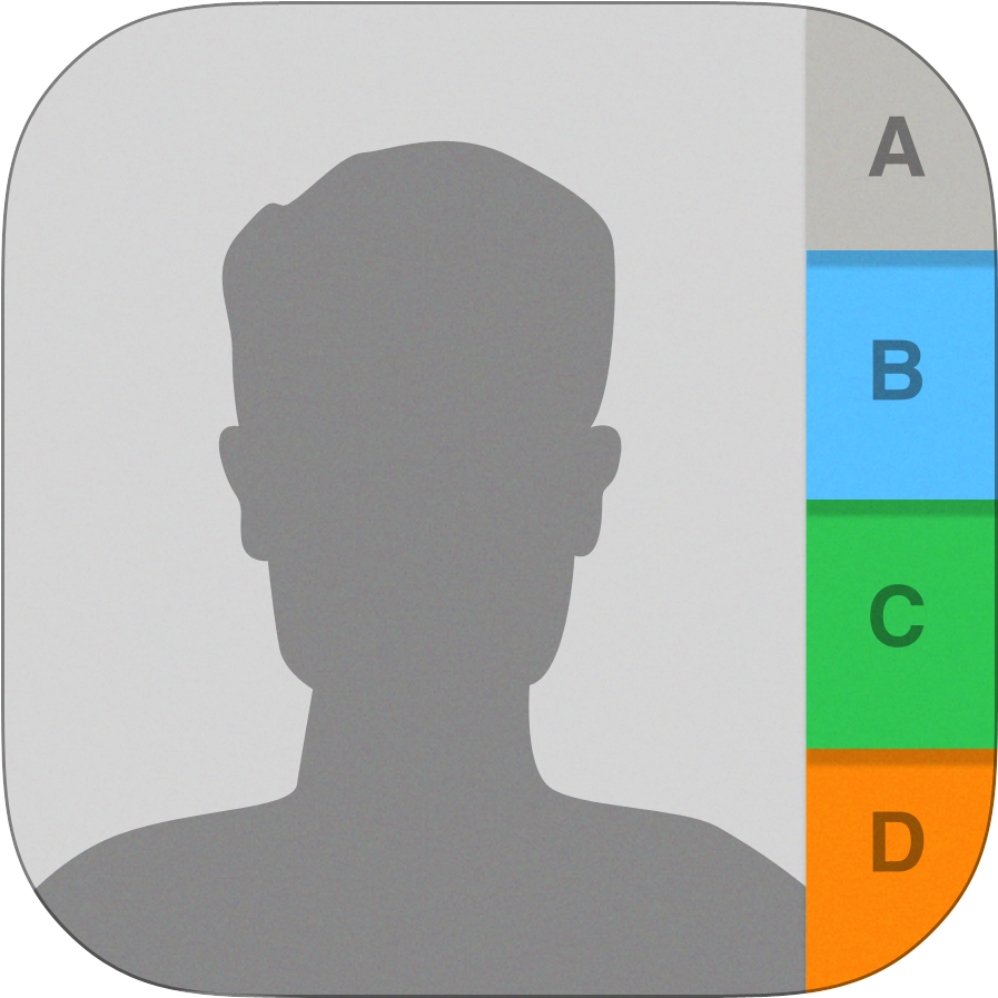 Contacts Icon - Ios 10 Contacts Icon (1024x1024), Png Download