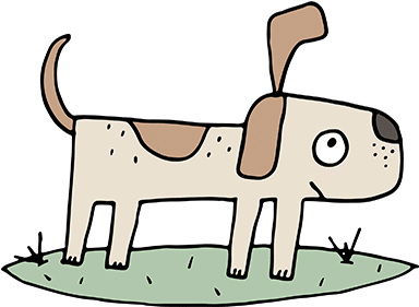 Happy Dog (400x400), Png Download