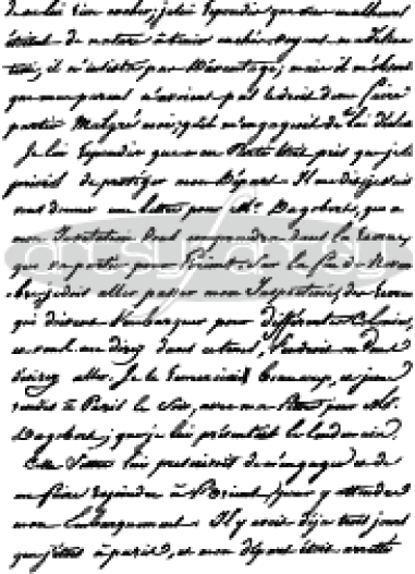 French Writing Background Atc Af1 - Writing Black White Background (381x527), Png Download