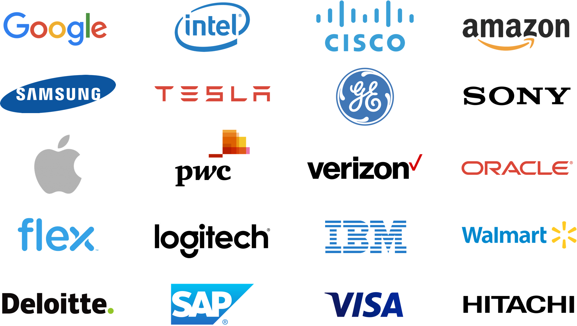 Logos-sample - Best Company Logos 2017 (1867x1055), Png Download