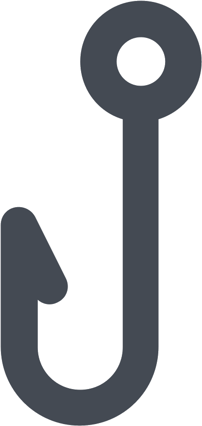 Fish Hook Png - Fish Hook (1600x1600), Png Download