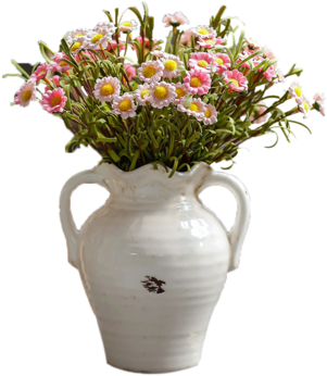 New Design Plastic Daisy Flower Cheap Wholesale Artificial - Bouquet (350x350), Png Download