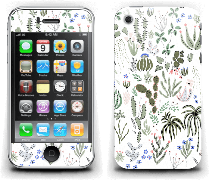 Cactus Garden - Iphone 3gs (800x641), Png Download