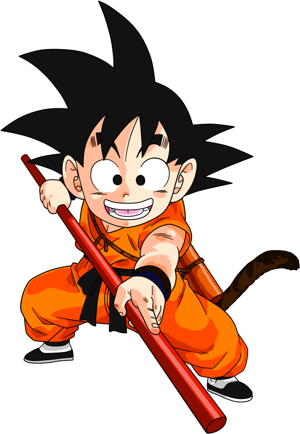Clipart Resolution 1024*1475 - Kid Goku (1024x1475), Png Download