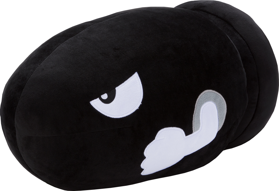Mario - Mario Kart: Mocchi-mocchi-game Style Bullet Bill (979x671), Png Download