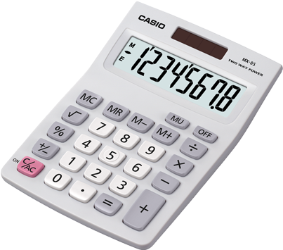 Image - Casio Mx 8s We (720x405), Png Download