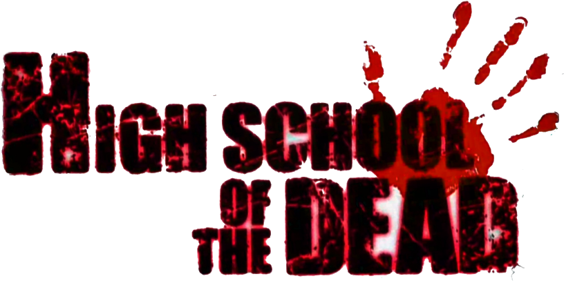 High School Of The Dead Png Svg Black And White Download - Logo High School Of The Dead (821x414), Png Download