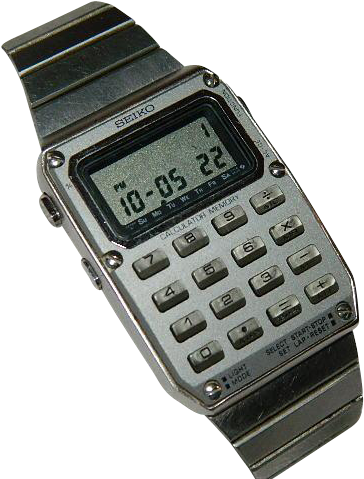 seiko calculator watch vintage