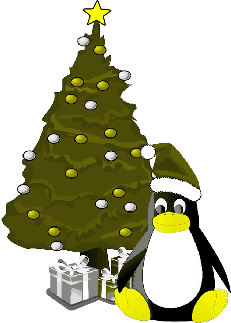 Mb Image/png - Penguin And Christmas Tree Ornament (round) (800x1049), Png Download