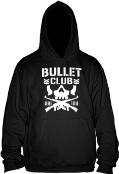 Толстовка Группировка Bullet Club - Bullet Club Njpw Japan Pro Wrestling Logo Black T-shirt (360x360), Png Download