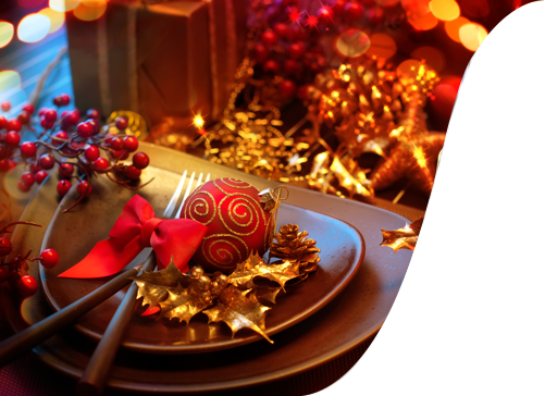 Xmas Whg Home - Cena Navidad 2017 Santiago (501x364), Png Download