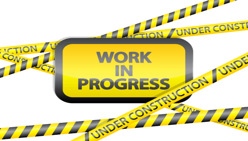 Under Construction Work In Progress (800x455), Png Download