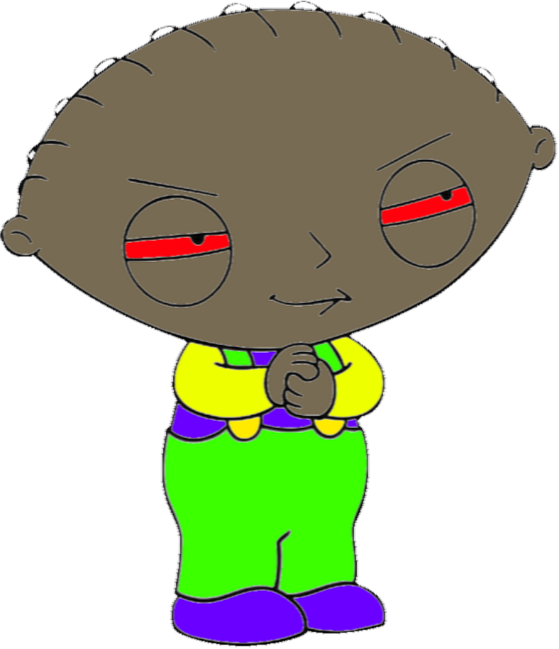 Black Stewie Griffin (788x916), Png Download