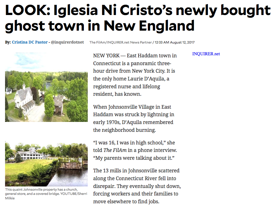 Iglesia Ni Cristo Buying Ghost Towns In The Usa - United States Of America (925x696), Png Download