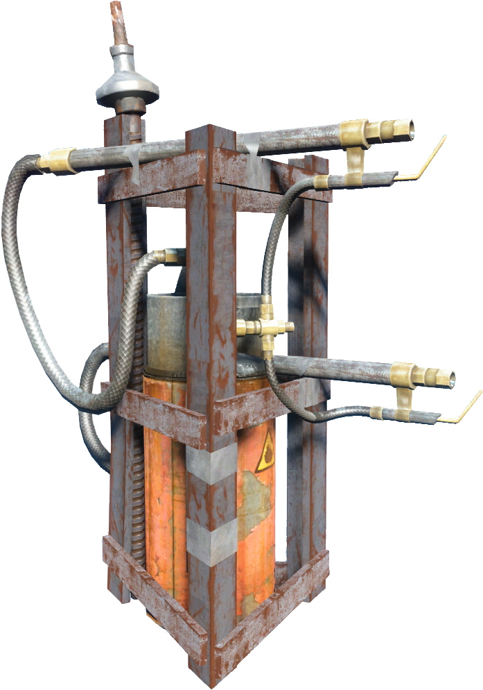 Fo4 Flamethrower Trap - Wiki (999x1026), Png Download